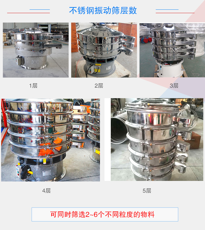 不銹鋼振動(dòng)篩層數(shù)