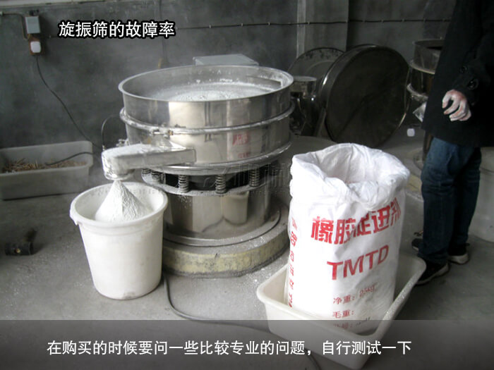 旋振篩故障率