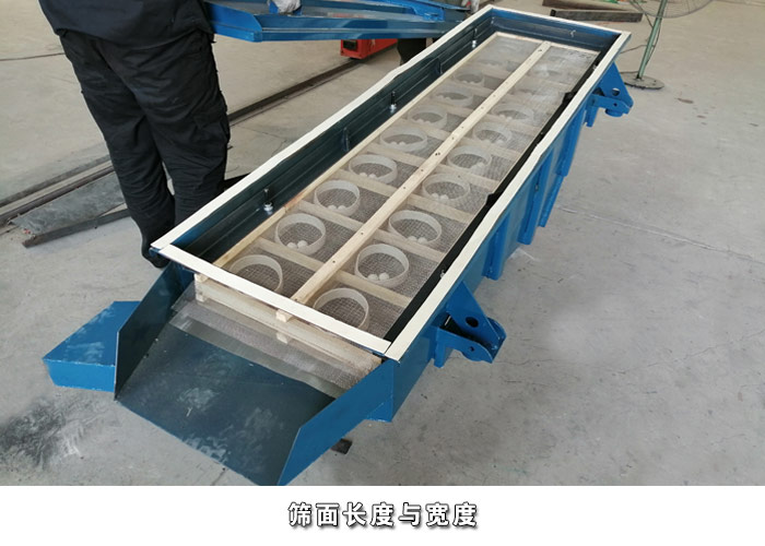 直線振動(dòng)篩篩面寬度