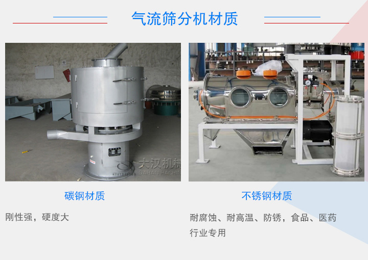 氣流篩分機(jī)材質(zhì)